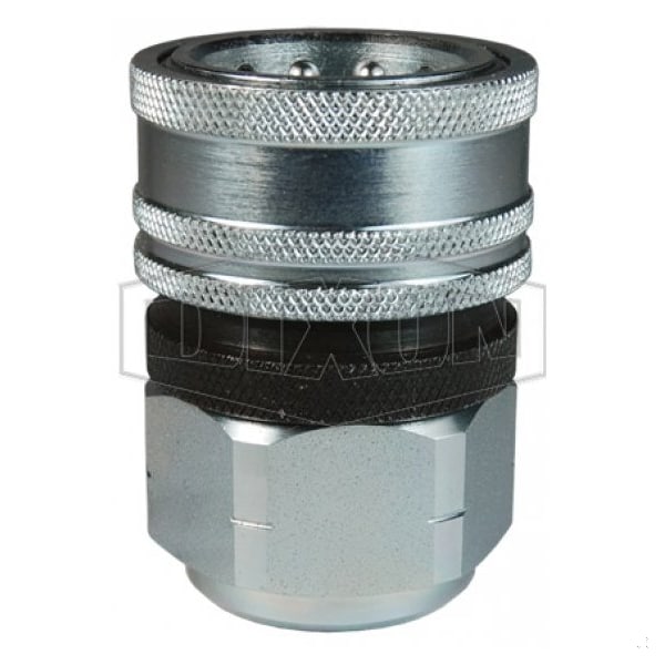DQC TR European Interchange Female Coupler, 1/2-14 Nominal, Female BSPP, Steel